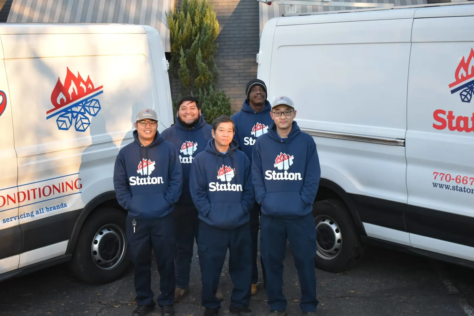 Staton Heating & Air team members group photo